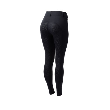 Leggings de agarre integral Horze Dea para mujer Negro