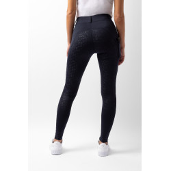 Leggings de agarre integral Horze Dea para mujer Azul marino oscuro