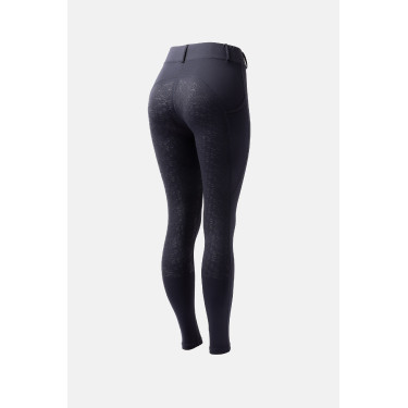 Leggings de agarre integral Horze Dea para mujer Azul marino oscuro