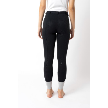 Pantalón de equitación Horze Felicia con culera completa de agarre Azul marino oscuro