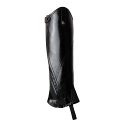 Mini-chaps Horze Wicklow con perforaciones florales Negro Mini-chaps Horze Wicklow con perforaciones florales Negro