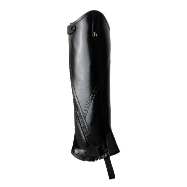 Mini-chaps Horze Wicklow con perforaciones florales Negro Mini-chaps Horze Wicklow con perforaciones florales Negro