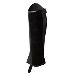 Mini-chaps Horze Wicklow con perforaciones florales Negro Mini-chaps Horze Wicklow con perforaciones florales Negro