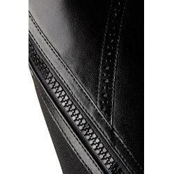Mini-chaps Horze Wicklow con perforaciones florales Negro Mini-chaps Horze Wicklow con perforaciones florales Negro