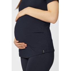 Camiseta de maternidad funcional Horze Lily Azul marino oscuro
