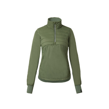Anorak híbrido Horze Annika, mujer Verde oliva Anorak híbrido Horze Annika, mujer Verde oliva
