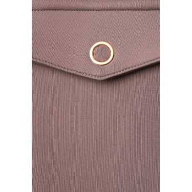 Camisa-chaqueta Alyssa para mujer Horze Marrón gris hierro Marrón Camisa-chaqueta Alyssa para mujer Horze Marrón gris hierro Marrón