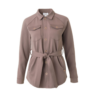 Camisa-chaqueta Alyssa para mujer Horze Marrón gris hierro Marrón Camisa-chaqueta Alyssa para mujer Horze Marrón gris hierro Marrón