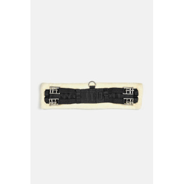 Cincha de doma Tartu de neopreno con piel sintética no extraíble Horze Negro Cincha de doma Tartu de neopreno con piel sintética no extraíble Horze Negro