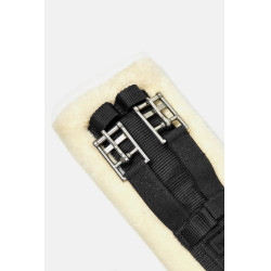Cincha de doma Tartu de neopreno con piel sintética no extraíble Horze Negro Cincha de doma Tartu de neopreno con piel sintética no extraíble Horze Negro
