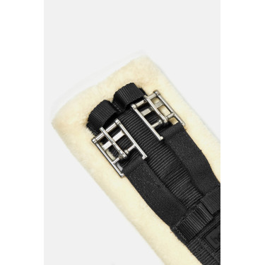 Cincha de doma Tartu de neopreno con piel sintética no extraíble Horze Negro Cincha de doma Tartu de neopreno con piel sintética no extraíble Horze Negro