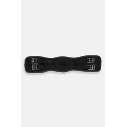 Cinchón de doma preformado de neopreno Samara con elástico Horze Negro Cinchón de doma preformado de neopreno Samara con elástico Horze Negro