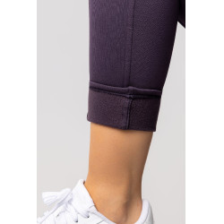 Pantalón térmico con asiento completo Mira para mujer Horze Morella negra Violeta