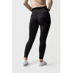 Pantalón térmico con asiento completo Mira para mujer Horze Negro