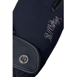 Guantes de equitación de invierno para mujer Sinja B Vertigo Azul marino oscuro