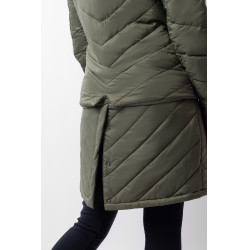 Plumífero Aurora Horze para mujer con falda desmontable Escarabajo verde Plumífero Aurora Horze para mujer con falda desmontable Escarabajo verde