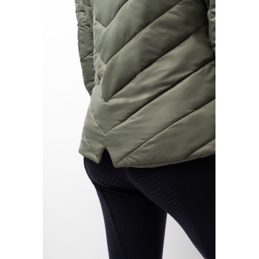 Plumífero Aurora Horze para mujer con falda desmontable Escarabajo verde Plumífero Aurora Horze para mujer con falda desmontable Escarabajo verde