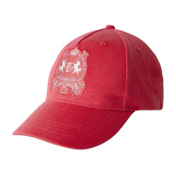 Gorra con logo B Vertigo Rojo rosa agracejo
