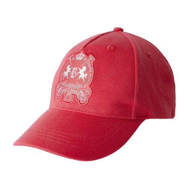 Gorra con logo B Vertigo Rojo rosa agracejo