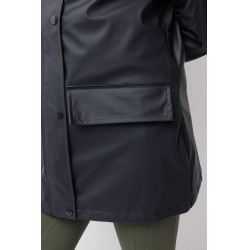 Chaqueta impermeable para niños Horze Clara Azul marino oscuro