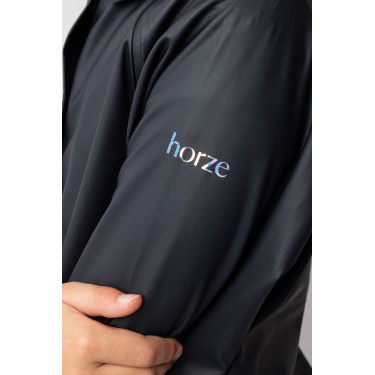 Chaqueta impermeable para niños Horze Clara Azul marino oscuro