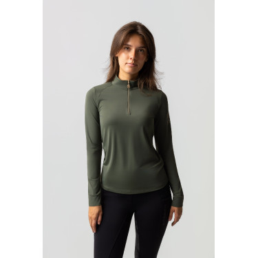 Top de entrenamiento B Vertigo Sidney para mujer Verde escarabajo