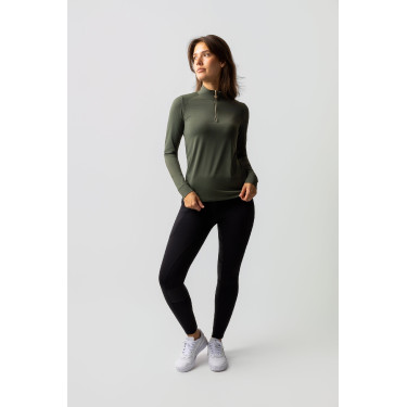 Top de entrenamiento B Vertigo Sidney para mujer Verde escarabajo