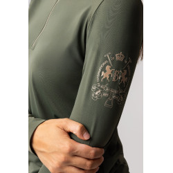 Top de entrenamiento B Vertigo Sidney para mujer Verde escarabajo