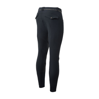 Pantalón de equitación con culera completa B Vertigo Damien hombre Gris antracita oscuro Pantalón de equitación con culera completa B Vertigo Damien hombre Gris antracita oscuro