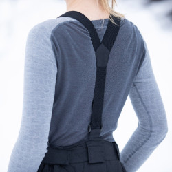 Pantalón de equitación de invierno para niño Horze WinterRider Negro