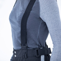 Pantalón de equitación de invierno para niño Horze WinterRider Negro