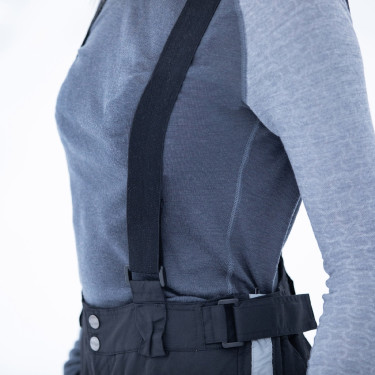 Pantalón de equitación de invierno para niño Horze WinterRider Negro