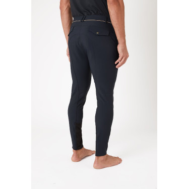 Pantalón de equitación con rodilleras B Vertigo Damien hombre Gris antracita oscuro