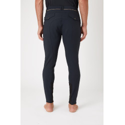 Pantalón de equitación con rodilleras B Vertigo Damien hombre Gris antracita oscuro