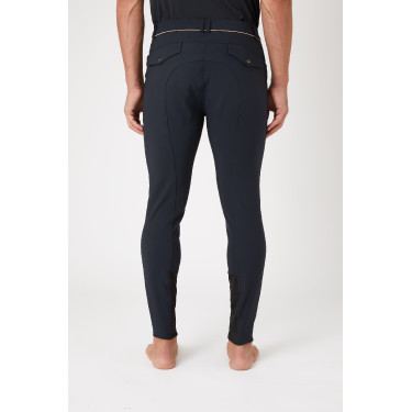 Pantalón de equitación con rodilleras B Vertigo Damien hombre Gris antracita oscuro