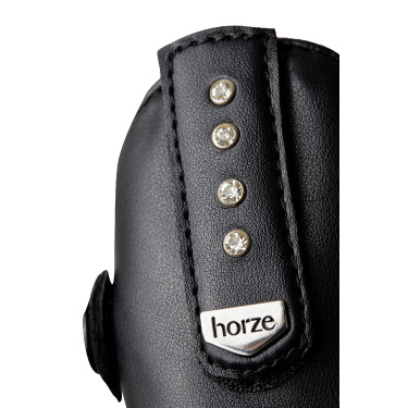 Mini-polainas Horze Portland para niños con correa Negro Mini-polainas Horze Portland para niños con correa Negro