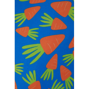 Máscara antimoscas elástica para poner Horze Naranja zanahoria Motifs