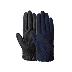 Guantes de equitación de verano Horze Nichelle para mujer Azul marino oscuro