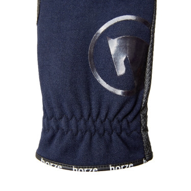 Guantes de equitación de verano Horze Nichelle para mujer Azul marino oscuro