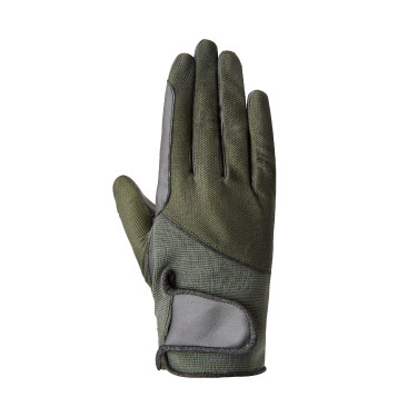 Guantes de equitación de verano Horze Leni para mujer Verde escarabajo Guantes de equitación de verano Horze Leni para mujer Verde escarabajo