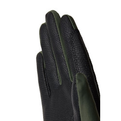 Guantes de equitación B Vertigo Laia para mujer con logotipo impreso Verde escarabajo