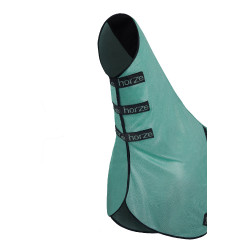 Cobertura anti-moscas para montar a caballo Horze Paso Fino con cuello desmontable y protección UV Arroyo verde