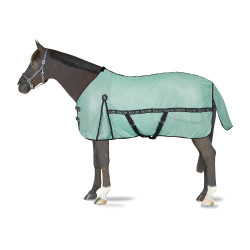 Manta antimoscas Horze Paso Fino con protección UV Arroyo verde