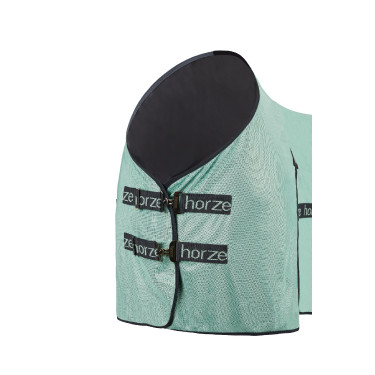 Manta antimoscas Horze Paso Fino con protección UV Arroyo verde