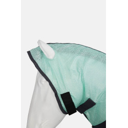 Cubre-moscas Horze Paso Fino con cuello incorporado y protección UV Arroyo verde