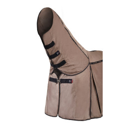 Cubre-moscas Combo B Vertigo con cubrecuello desmontable y protección UV Galleta de jengibre Beige