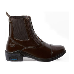 Botas Horze de cuero Horze Kingston con doble cremallera para mujer Marrón café Marrón Botas Horze de cuero Horze Kingston con doble cremallera para mujer Marrón café Marrón
