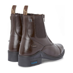 Botas Horze de cuero Horze Kingston con doble cremallera para mujer Marrón café Marrón Botas Horze de cuero Horze Kingston con doble cremallera para mujer Marrón café Marrón