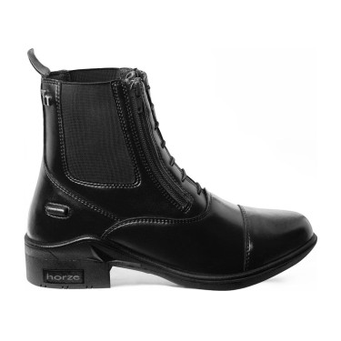 Botas Horze de cuero Horze Kingston con doble cremallera para mujer Negro Botas Horze de cuero Horze Kingston con doble cremallera para mujer Negro