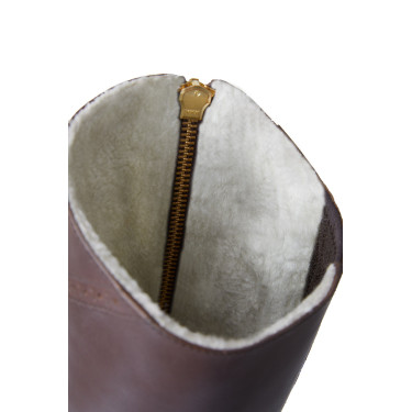 Botas forradas de cuero Horze Aspen para mujer Marrón oscuro Marrón Botas forradas de cuero Horze Aspen para mujer Marrón oscuro Marrón